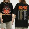 2024 ACDC Pwr Up World Tour Shirt ACDC Rock And Roll Graphic Tee ACDC Tour Merch 1 women