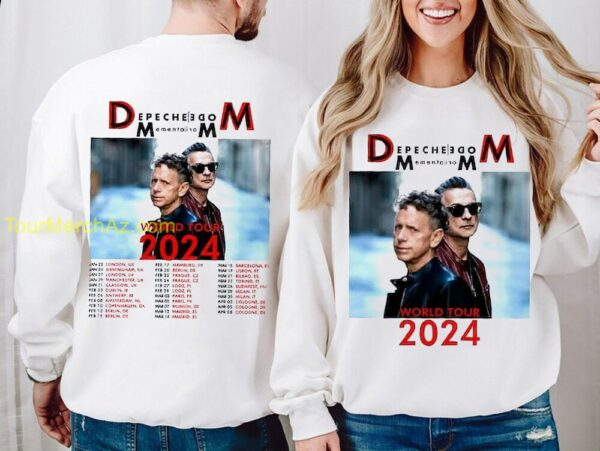 2024 Depeche Mode Memento Mori World Tour T Shirt Depeche Mode Tour 2024 Dates Merch sweatshirt