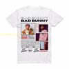 Bad Bunny Modo Diablo T shirt Bad Bunny Album Cover Graphic Tee Bad Bunny 2024 Merch 2 white tee