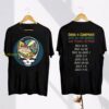 Dead and Company Tour Las Vegas 2024 Merch Dead and Co 2024 Setlist Shirts 1