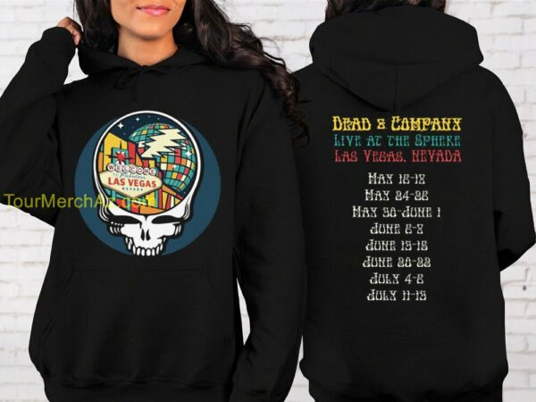 Dead and Company Tour Las Vegas 2024 Merch Dead and Co 2024 Setlist Shirts 2 hoodie