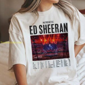 Ed Sheeran Mathematics Tour 2024 Dates T Shirt Ellie Goulding Ed Sheeran Tee Ed Sheeran Concert Setlist Merch 1 shirt