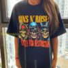 Guns N Roses Appetite For Destruction Vintage Shirts 80s Rock Bands GNR Merch