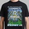 Metallica 40 Years Of Ride The Lightning Album T Shirt Metallica Album Cover Graphic Tee Metallica 2024 Merch