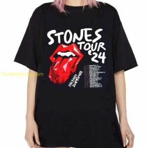 The Rolling Stones Hackney Diamonds Tour 2024 Setlist T Shirt Rolling Stones Concert Dates Merch 1 tee