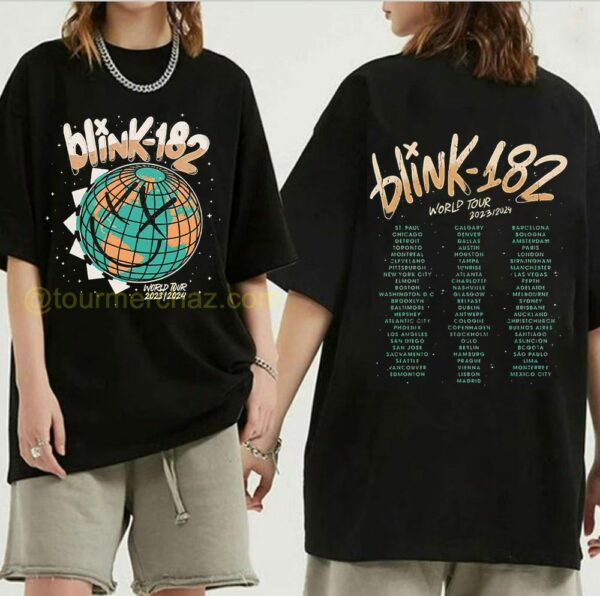 Blink 182 Concert Dates 2023 2024 Merch Blink 182 Tour Locations Shirts 1