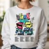 Blink 182 One More Time Tour Vibrant Graphic Tee Pop Punk Nostalgia Blink 182 Colorful Live Concert Tour Merch 2 sweatshirt