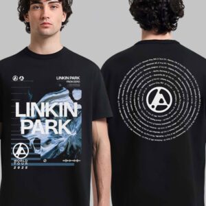 Linkin Park From Zero World Tour 2025 Graphic T Shirt with Abstract Art Design