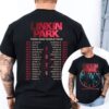 Linkin Park From Zero World Tour 2025 Graphic T Shirt with Tour Dates and Artwork