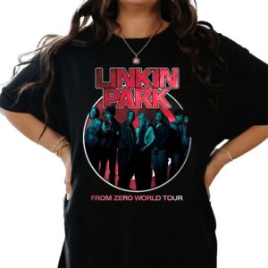 Linkin Park From Zero World Tour 2025 Graphic Tee Iconic Band Art & Vintage Style Design