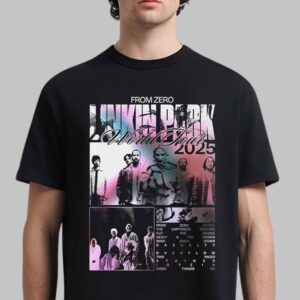 Linkin Park From Zero World Tour 2025 Graphic Tee with Iconic Band Artwork