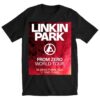 Linkin Park From Zero World Tour Colombia 2025 T Shirt with Bold Graphic Design
