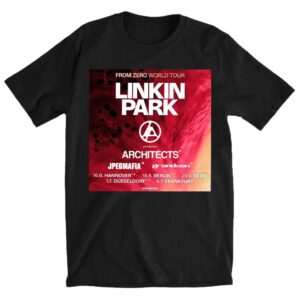 Linkin Park From Zero World Tour Germany 2025 T Shirt with Bold Graphic Event Design